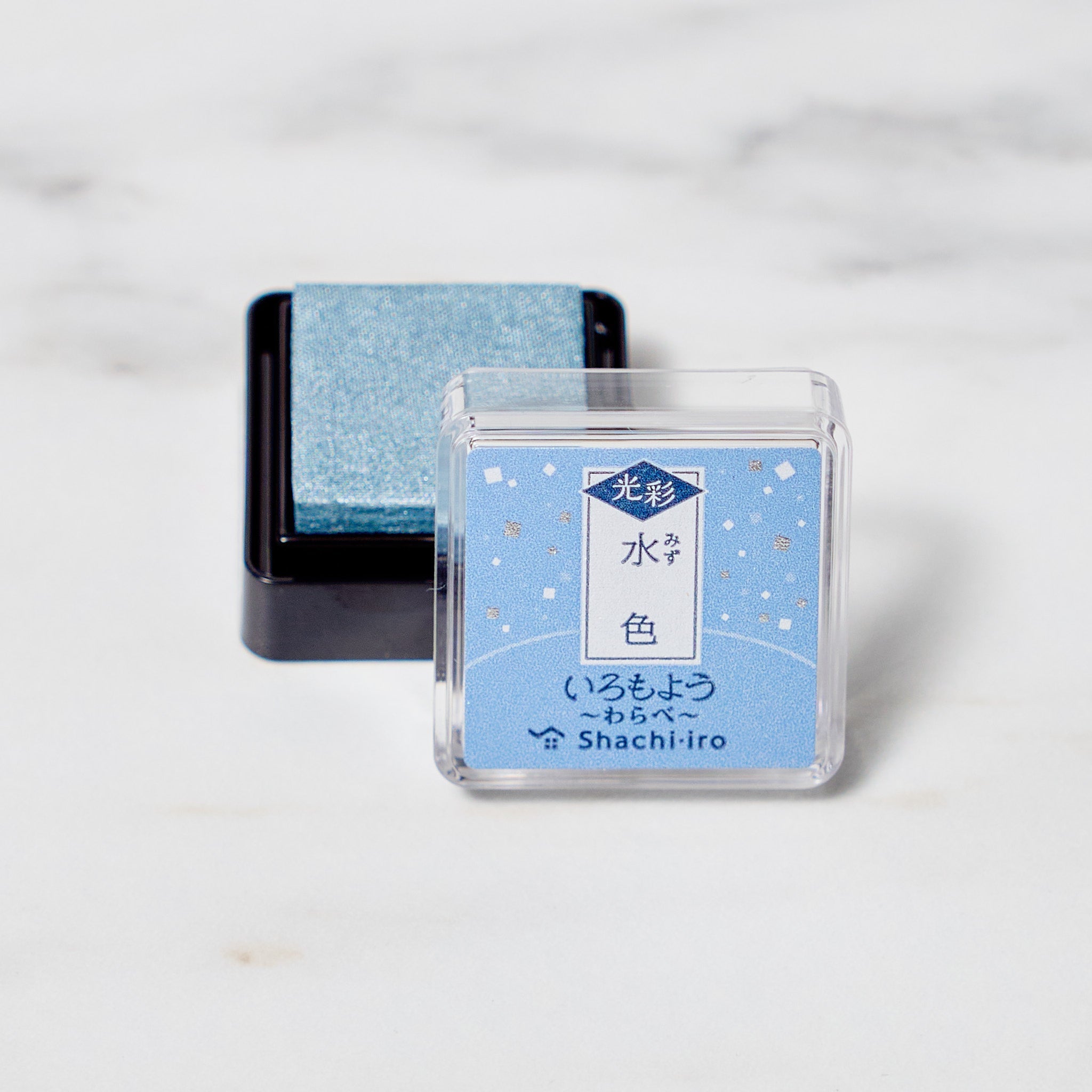 Iromoyo Kosai Warabe Shiny Mini Stamp Pad / Shachihata