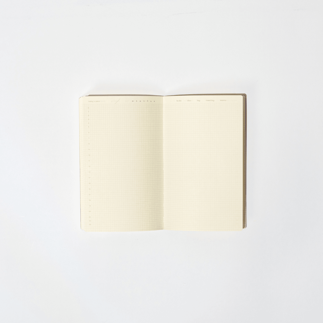isshoni. 3-Month Day Log Notebook / DAIGO