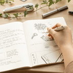 isshoni. Number Notebook Grid /  DAIGO