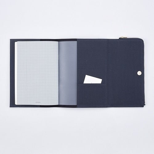 isshoni. Canvas Pen Case Notebook Cover B6 / DAIGO