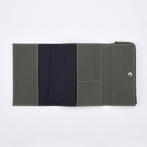 isshoni. Canvas Pen Case Notebook Cover B6 / DAIGO