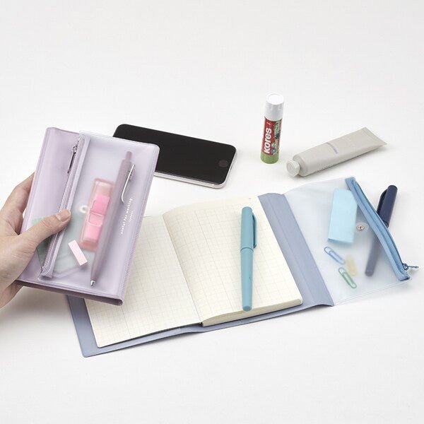 isshoni. Pen Case Notebook Cover / DAIGO