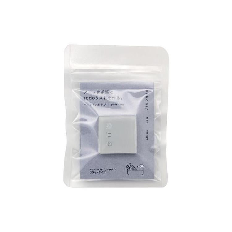 isshoni. Point Stamp Flat Self-Inking Stamp / DAIGO