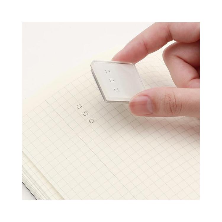isshoni. Point Stamp Flat Self-Inking Stamp / DAIGO