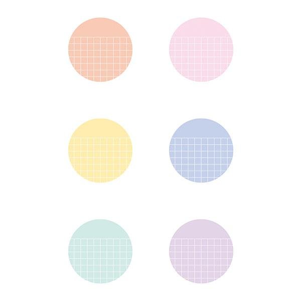 isshoni. Round Free Sticky Notes / DAIGO