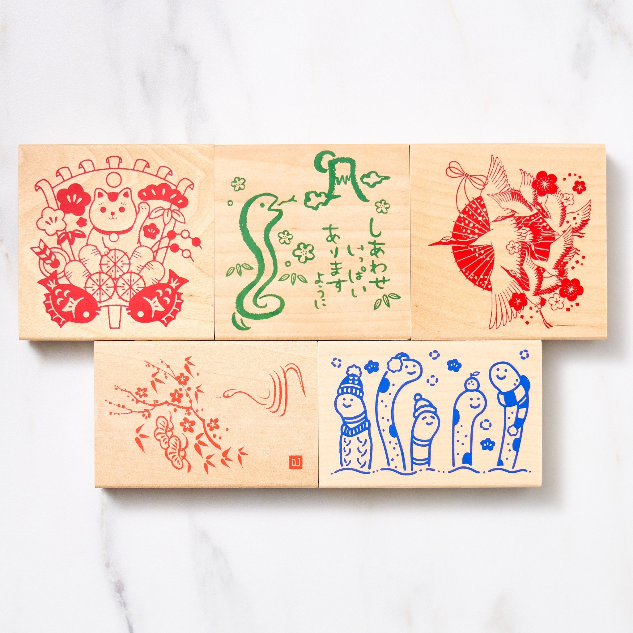 Japanese New Year 2025 Extra Large Stamp / KODOMO NO KAO