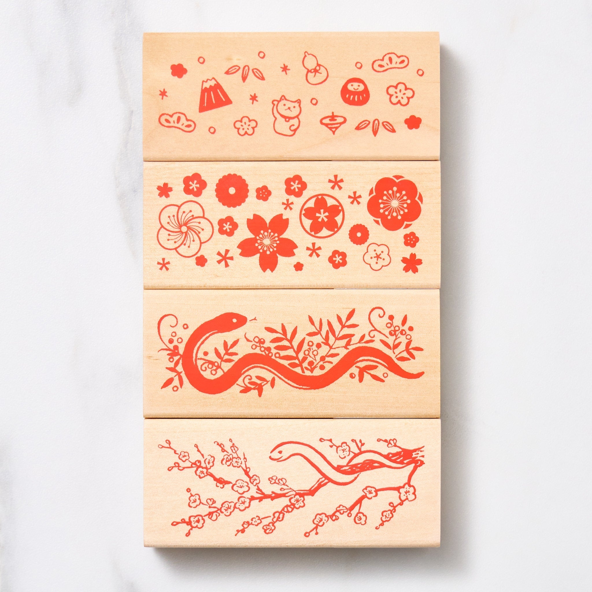 Japanese New Year 2025 Long Stamp / KODOMO NO KAO
