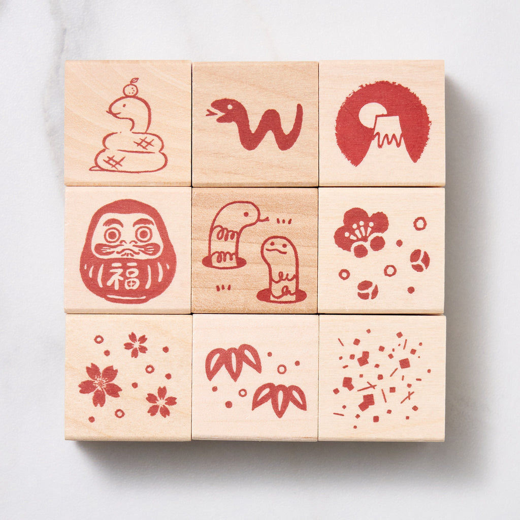 Japanese New Year 2025 Small Stamp / KODOMO NO KAO