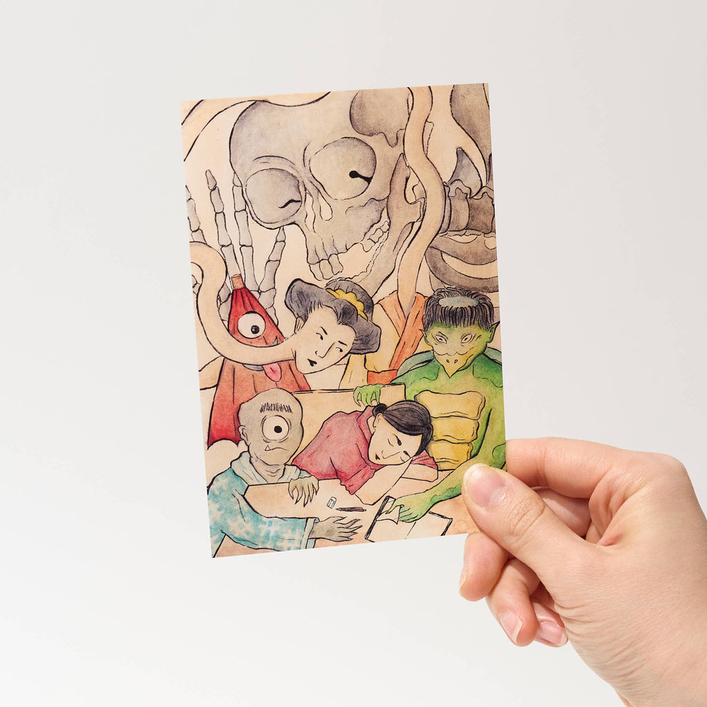 "Japanese Halloween" Postcard Bundle / Bungu