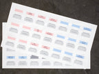 Jibun Techo Index Stickers