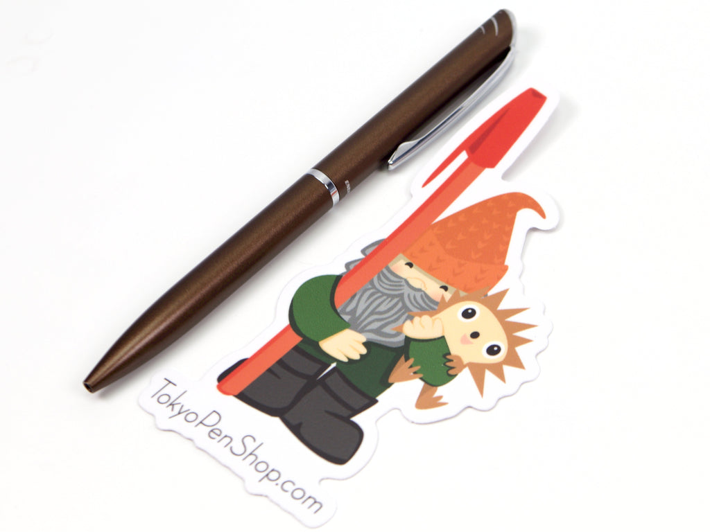 Tokyo Pen Shop Sticker Jumbo Hiro with Gnome
