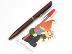Tokyo Pen Shop Sticker Jumbo Hiro with Gnome