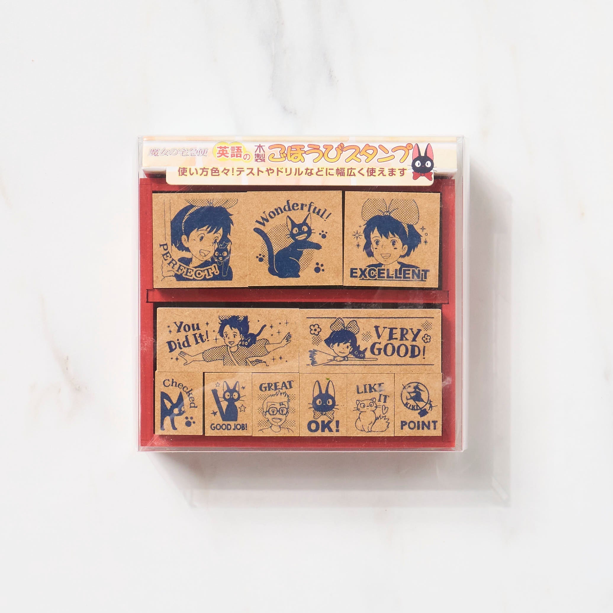 Kiki's Delivery Service English Reward Stamp Set Studio Ghibli / BEVERLY