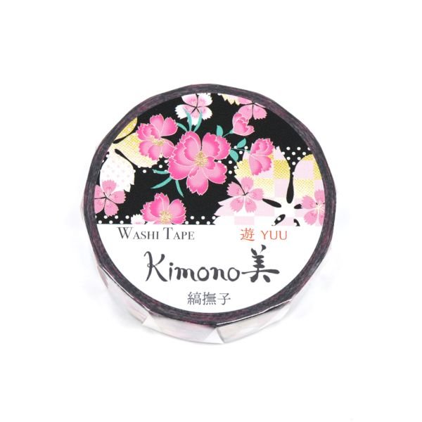Kimono Beauty Striped Nadeshiko Foil Masking Tape / Kamiiso