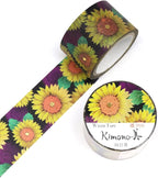Kimono Beauty Sunflower Masking Tape / Kamiiso