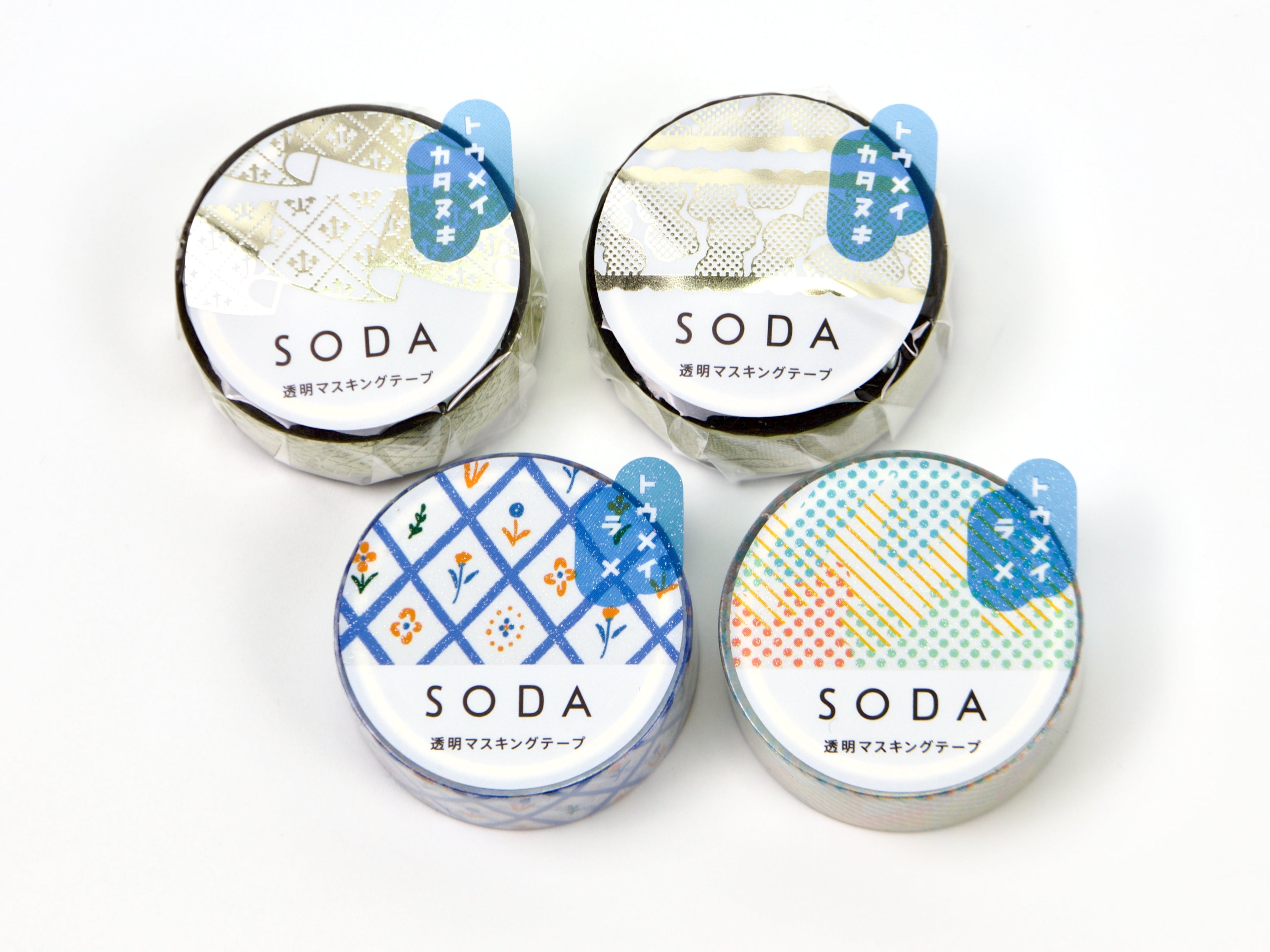 Hitotoki SODA Sparkle and Shine Transparent Tape 15mm