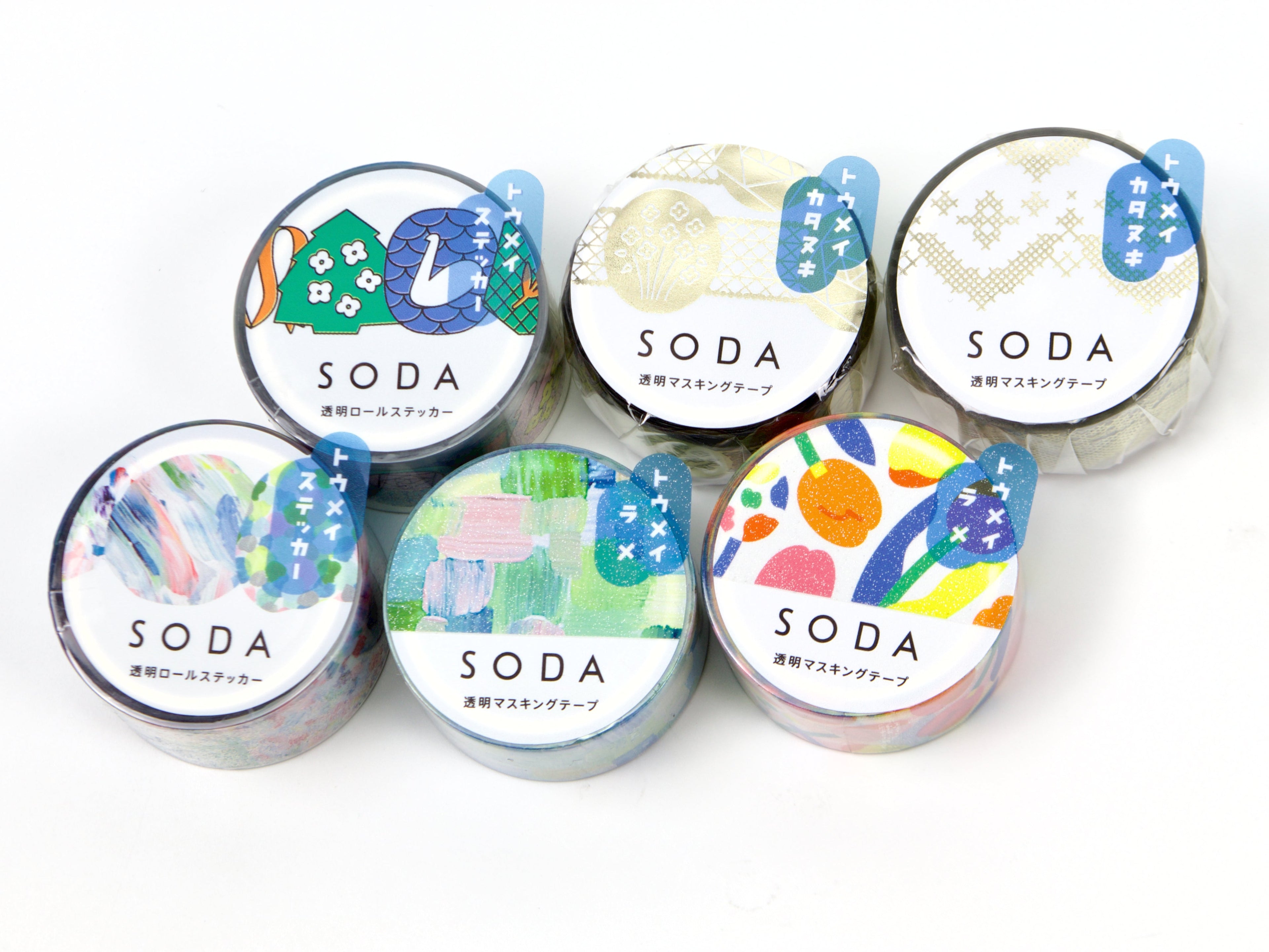 Hitotoki SODA Sparkle and Shine Transparent Tape 20mm
