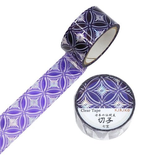 Kiriko Clear Holographic Masking Tape / SAIEN