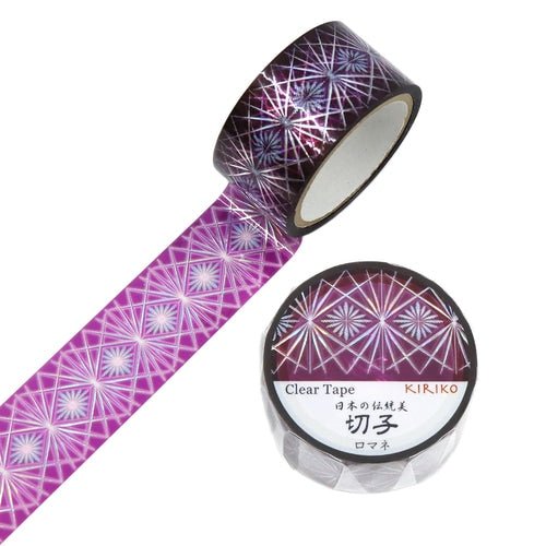 Kiriko Clear Holographic Masking Tape / SAIEN