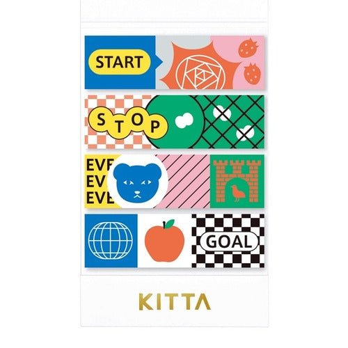 KITTA Accordion Fold Masking Tape Sticker / KING JIM