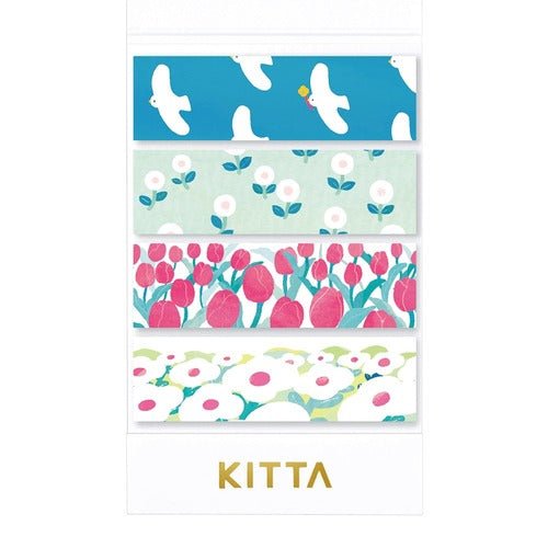 KITTA Accordion Fold Masking Tape Sticker / KING JIM