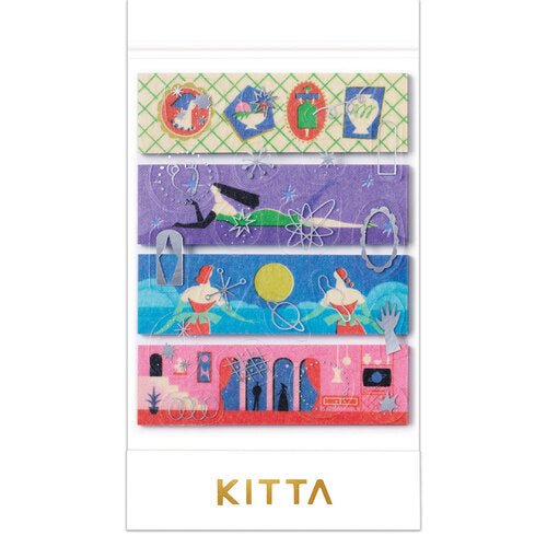 KITTA Collage Masking Tape Sticker / KING JIM