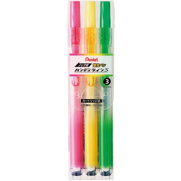 Knock Handyline S Highlighter Set / Pentel