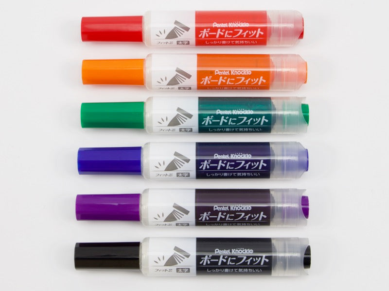 Knockle Fit Thick Tip Whiteboard Marker Set