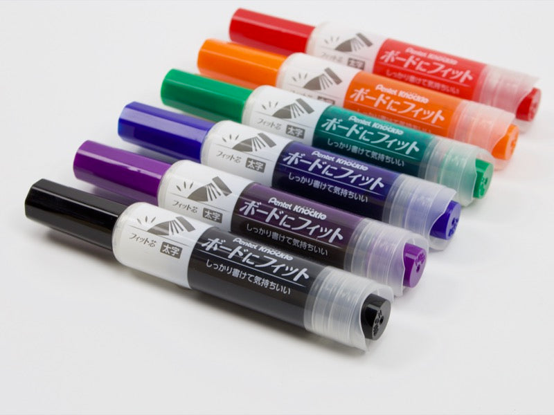 Knockle Fit Thick Tip Whiteboard Marker Set