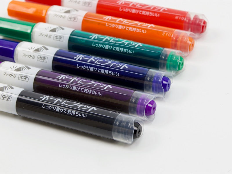 Knockle Fit Medium Tip Whiteboard Marker Set