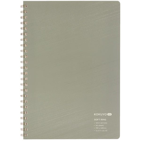 KOKUYO ME A5 Soft Ringed Notebook Grid - Deep Nature / KOKUYO