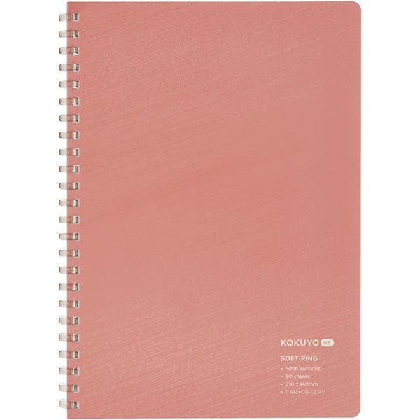 KOKUYO ME A5 Soft Ringed Notebook Grid - Deep Nature / KOKUYO