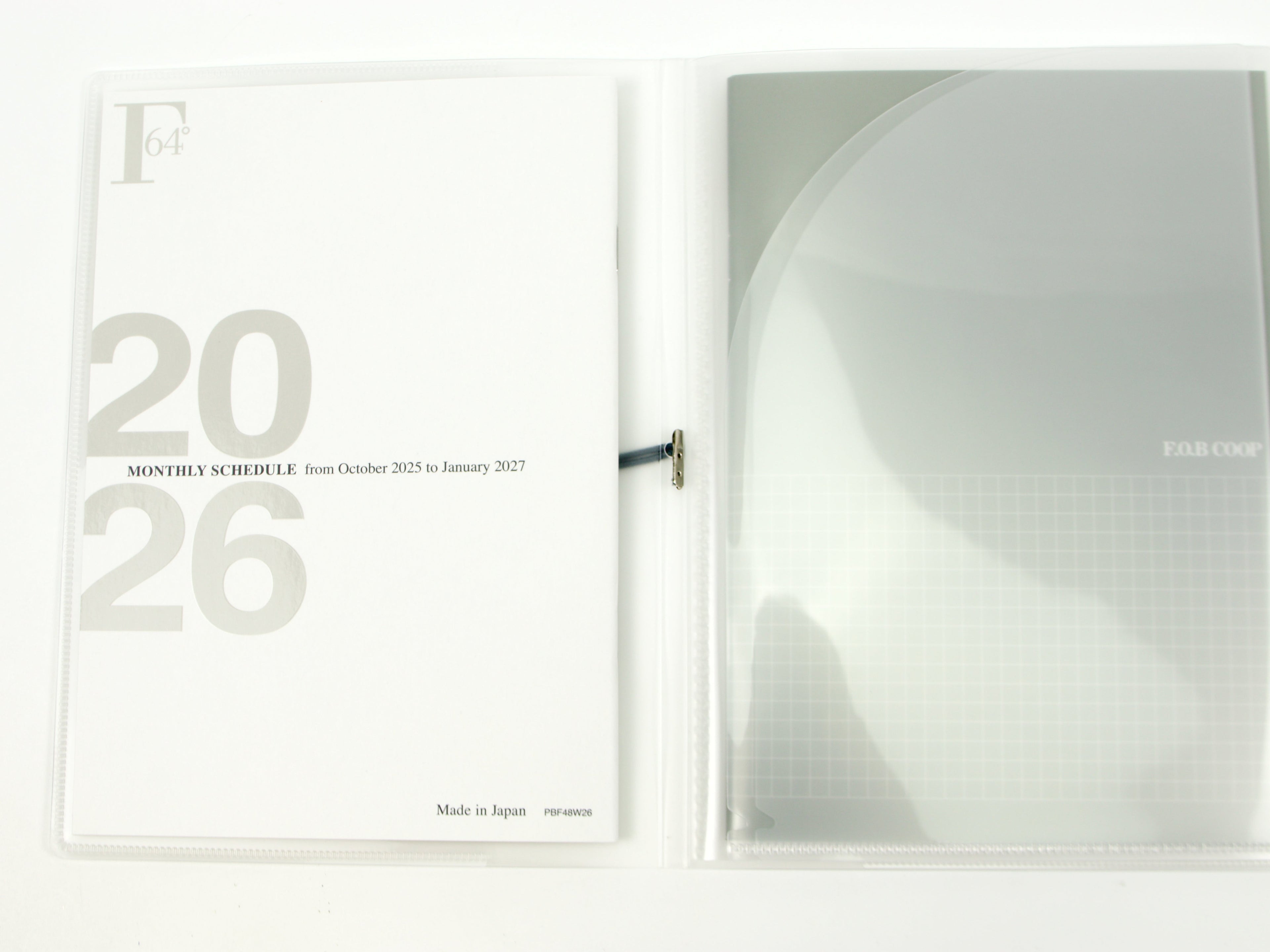Kyokuto FOB Coop Monthly Planner Binder 2026 A5