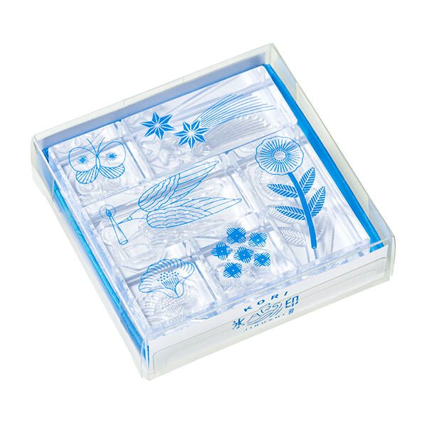 Kori Jirushi Ice Cube Stamp 6-Piece Set / KING JIM
