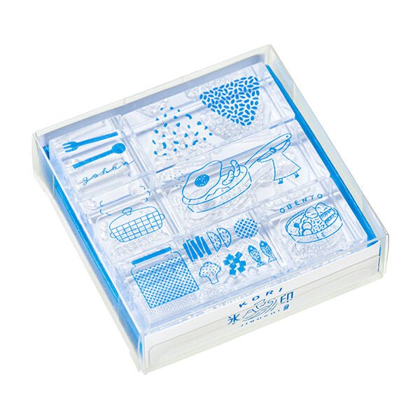 Kori Jirushi Ice Cube Stamp 6-Piece Set / KING JIM