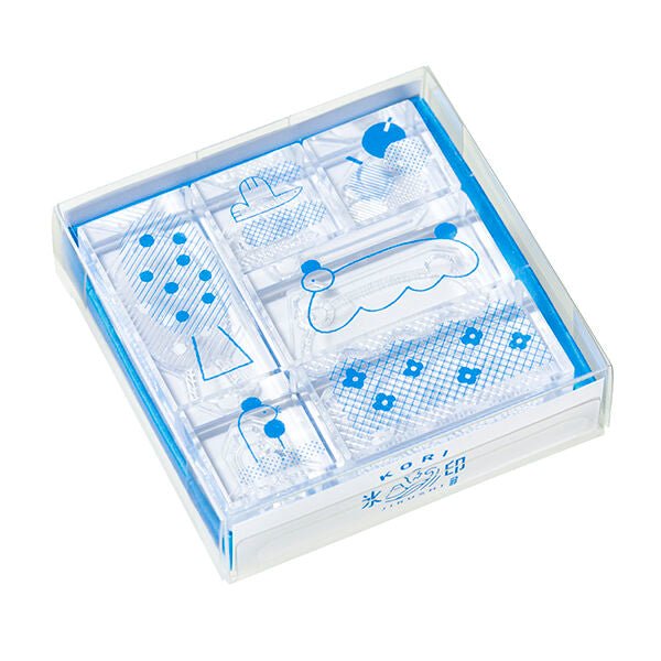 Kori Jirushi Ice Cube Stamp 6-Piece Set / KING JIM