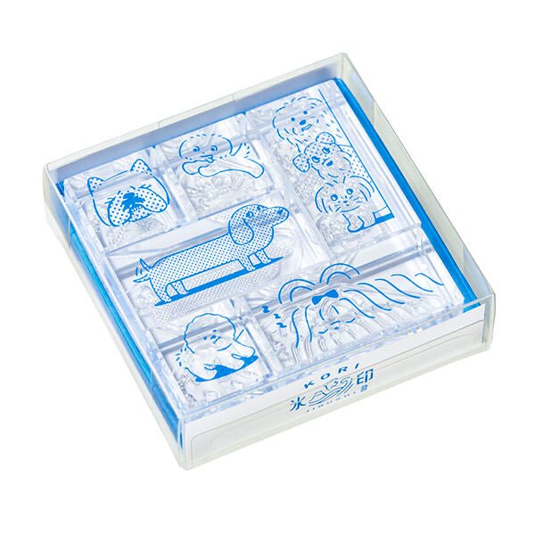 Kori Jirushi Ice Cube Stamp 6-Piece Set / KING JIM