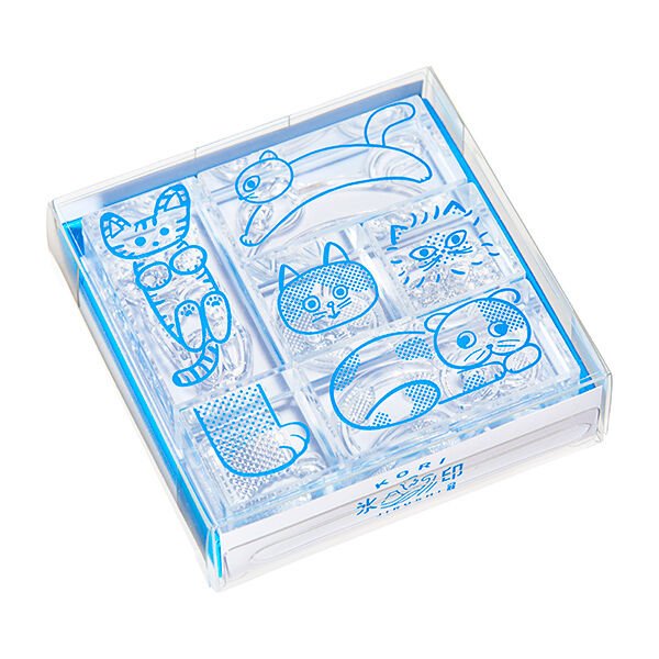 Kori Jirushi Ice Cube Stamp 6-Piece Set / KING JIM