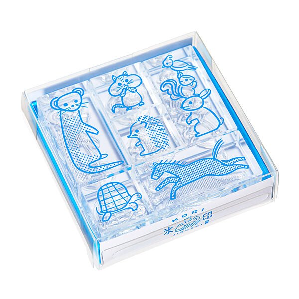 Kori Jirushi Ice Cube Stamp 6-Piece Set / KING JIM