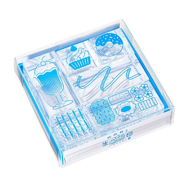 Kori Jirushi Ice Cube Stamp 6-Piece Set / KING JIM