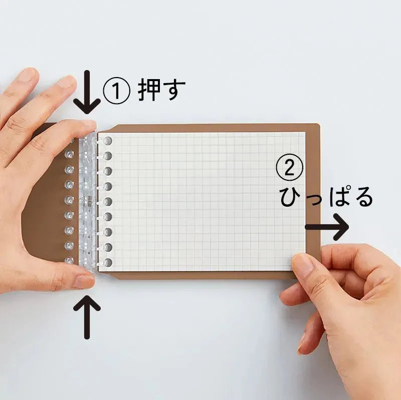 Kurutto Ring Mini Binder Cover / maruman