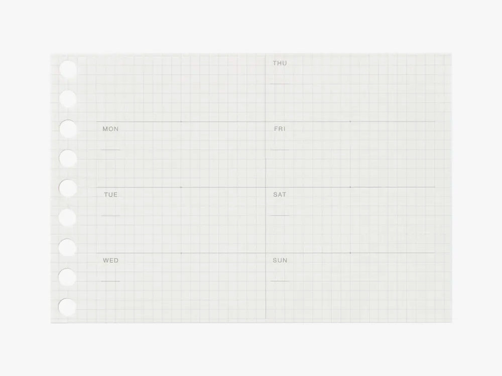 Maruman Mini Session Free Diary Weekly Refill