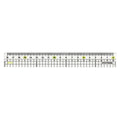 Left-Handed Ruler 18cm / Kutsuwa