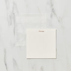 Letterpress "Joy" Square Christmas Card / Letterpress Letters