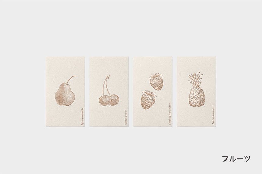 Letterpress Mini Message Cards / TOUCH & FLOW