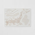 Letterpress Postcard / TOUCH & FLOW