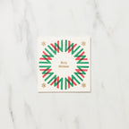 Letterpress Quarto-Bound Christmas Card / Letterpress Letters