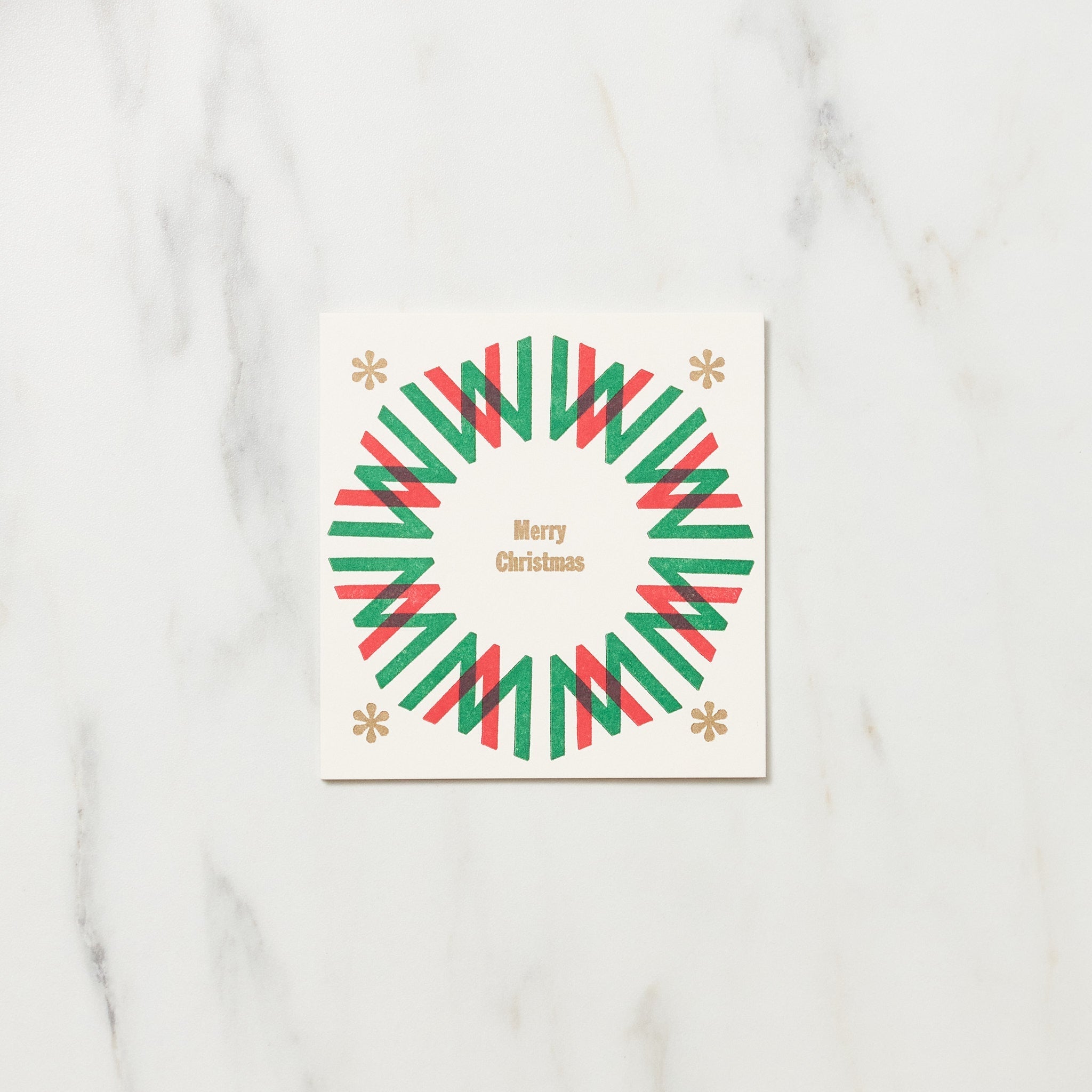 Letterpress Quarto-Bound Christmas Card / Letterpress Letters