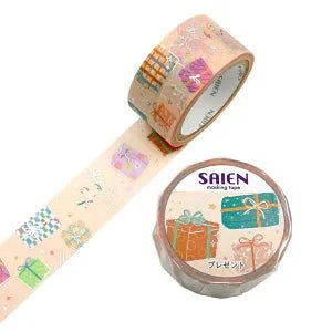 [Limited] 2025 Christmas Series Foil Masking Tape / SAIEN