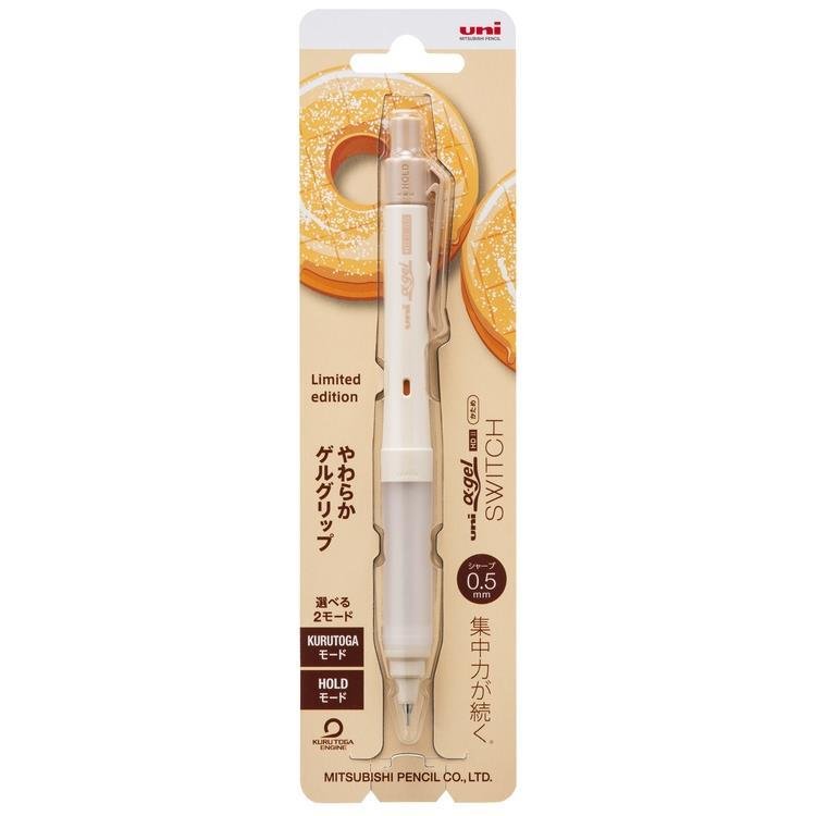 [Limited] Alpha Gel SWITCH Mechanical Pencil Donut Color / uni Mitsubishi Pencil